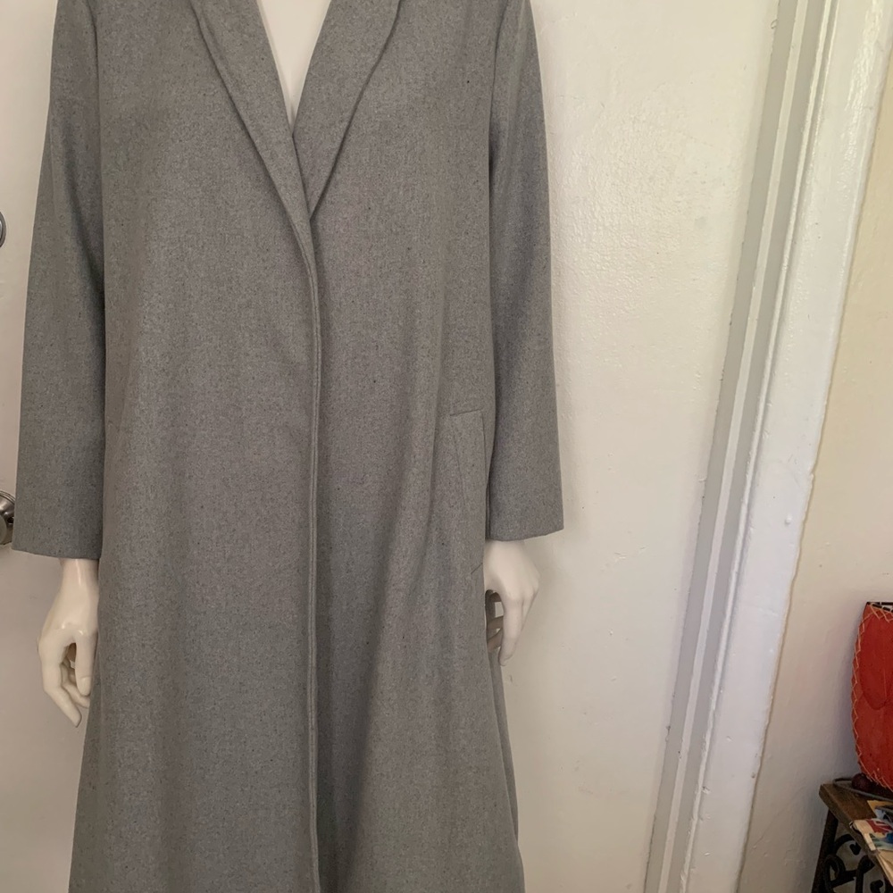 NEW Zaful’s women’s winter long coat color grey pockets lined open front size XL